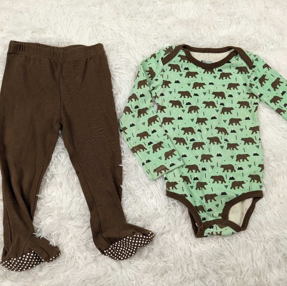 Baby 2 piece set 12 months organic